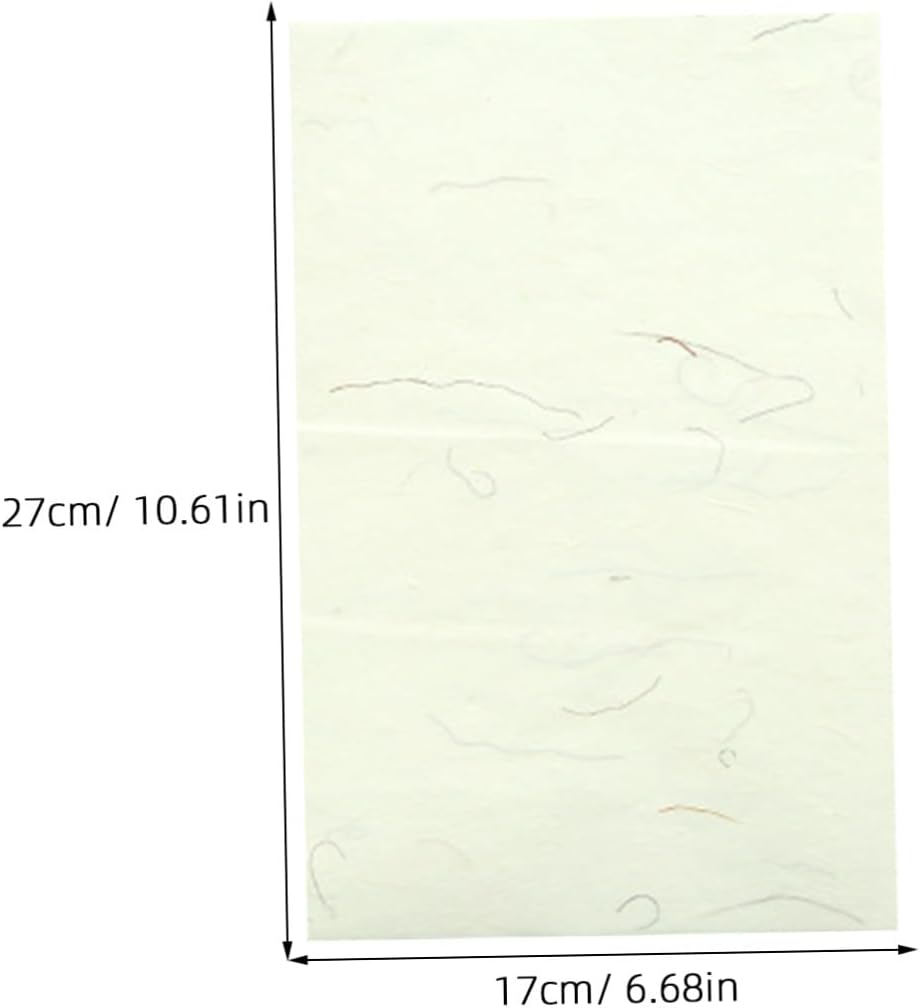 HOODANCOS 40 Sheet Chinese Calligraphy Xuan Paper with Superior Ink Absorption and Water Diffusion Rice Paper for Painting Practice and Sumi Drawing for Home School and Beginners