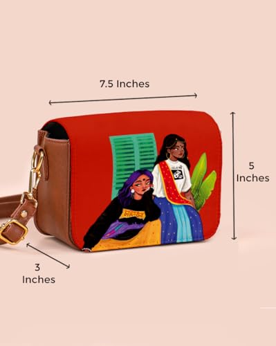 Image of Kalankit Rakhi Gift Hamper For Sister | Rakhi Gift For Girls, Sling Bag For Women, Travel Crossbody Bags, Stylish Cross Sling Bags for Woman | Rakhi Gifts For Sister, Gifts for Rakshabandhan