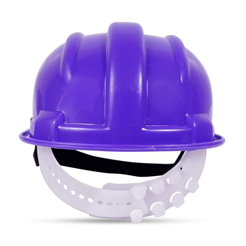 Image of Aktion AK H01 WHT Safety Helmets Nape Type, Color: Blue, Pack of 10, IS 2925:1984