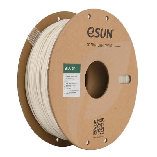 3IDEA e-Sun PLA-GF Filament 1.75mm, 3D Printer Filament High Speed for Fast Printing, 1KG Spool 3D Printing Filament for High Speed 3D Printers, Natural