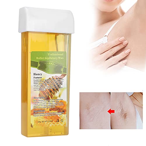 Roll On Wax, Honey Roll On Wax 100G Depilatory Heater Wax Professional Roller Depilatory Wax Home Ha