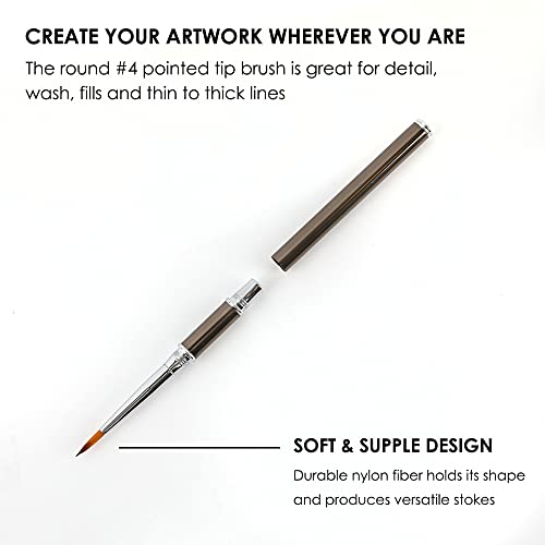 Grabie Travel Watercolor Paint Set, Watercolor Paints, 12 Colors, Painting Set, Deluxe Travel Set, Art Supplies For Painting, Great Watercolor Set For Artists, Amateur Hobbyists And Painting #TOP4