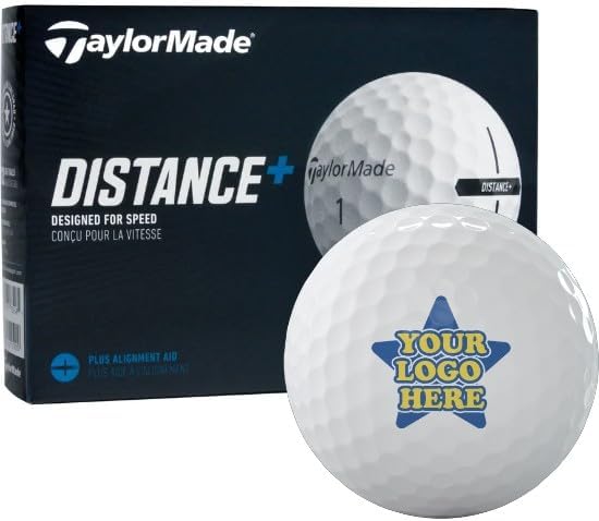 Taylormade Distance+ Logo Golf Balls