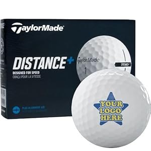 Taylormade Distance+ Logo Golf Balls