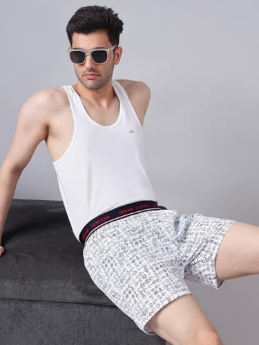 Image of Urban Scottish Ultra-Comfortable Men's Boxer Pants (Pack of 4), 100% Cotton with Stylish Print, Soft & Stretchy Elastic Waist Band, Dynamic Movement & Hardwearing Stitching,Breathable Gentle Snug Fit