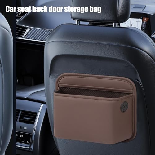 Poubelle de véhicule automatique avec organisateur de siège de voiture et panier