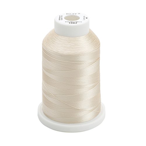 Hilo de rayón Sulky de 1500 yd color ecru miniatura 1