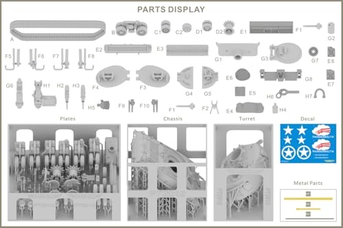 Chenilles T66 Extra Armor M4A3E8 Sherman Easy Eight 1/72 Triumph Model - 6