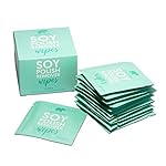 ella+mila Soy Nail Polish Remover Wipes - Non-Acetone, Non-Toxic Fingernail Polish Remover Pads - Travel Size, Individually Wrapped, Lint Free - Enriched with Vitamins (12 Pack) - Image 5