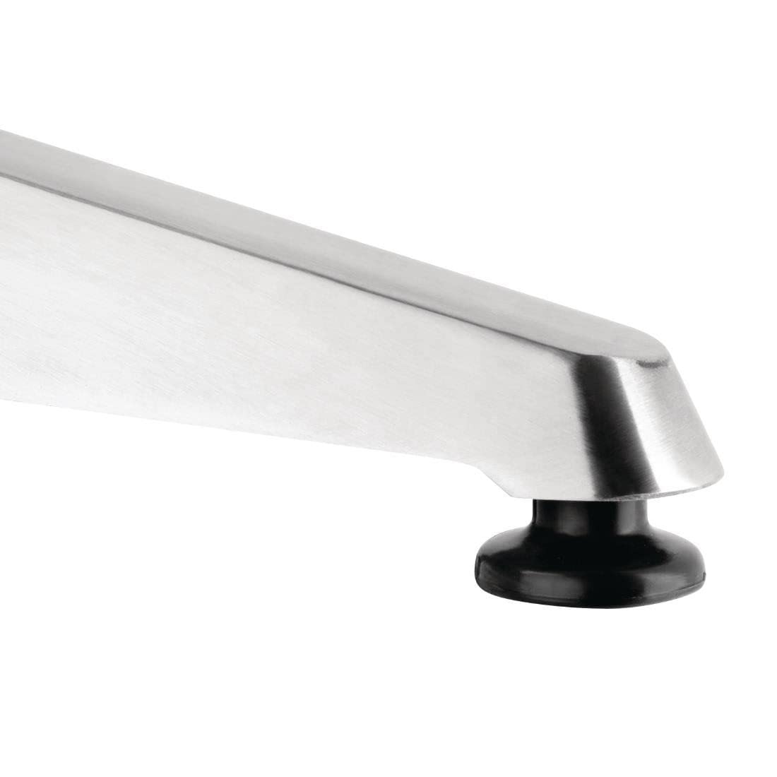 Bolero - Mange-debout, table haute de bar ronde Bolero 60 cm en acier inoxydable bonne résistance aux intempéries, table de bistrot, terrasse, mobilier de jardin pour intérieur et extérieur U502