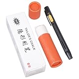 YROHGKPN Rotulador de tela borrable por calor con punta ABS, portátil, herramienta de desaparición térmica para sastres y artesanos, lápiz de tiza invisible para tela