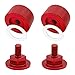 Newace Welding Hood Fasteners Pipeliner Helmet Accessories Headgear Replacement Parts 1 Pair（RED）