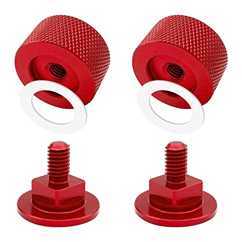 Image of Newace Welding Hood Fasteners Pipeliner Helmet Accessories Headgear Replacement Parts 1 Pair（RED）