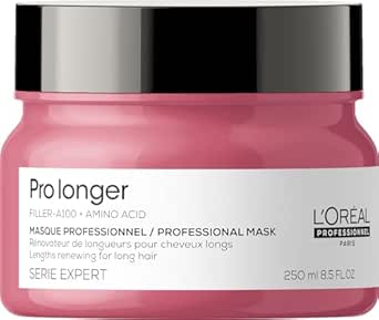 L'Oreal Professionnel Pro Longer Mask, Thickening &amp; Strengthening Mask, Reduces Breakage and Split Ends, Add Softness and Shine, For Long Hair, Containing Amino Acids, Professional, 250 ML