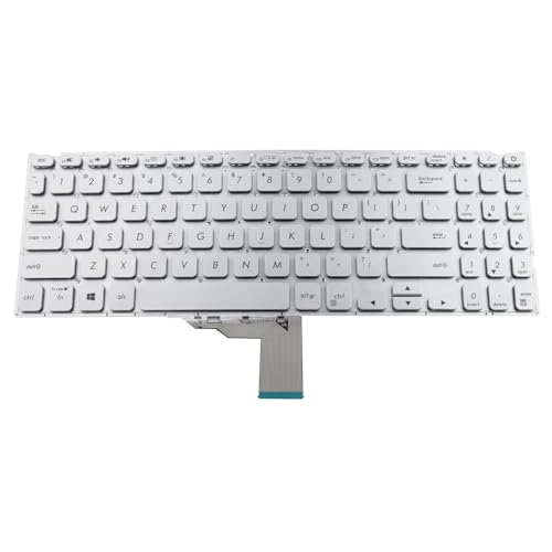 US Layout Keyboard Replacement Compatible with ASUS P1504 VivoBook 15 A516 X512DA X512DK X512FA X512FB F512DA S512F S512FA S512FJ V5000FL FL8700 Y5200F Vivobook Ultra 15 A512FL (Silver, No Backlit) by SUNMALL - Used condition - Image 2