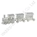 Produktbild Harts Zug mit 2 Waggons, Zahn- und Lockendose, versilbert