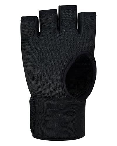 Image of Gel Boxing Hand Wraps Inner Gloves for Men & Women, Quick Slip-On Padded Knuckle Protection with Wrist Support for MMA, Muay Thai & Kickboxing, Heavy Bag & Martial Arts