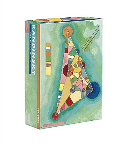 teNeues - Puzzle: Variegation in the Triangle by Wassily Kandinsky, 500 Piece Puzzle, Full Color Artwork, Abstract Act, Compact Box, 14 x 19 in: 500-Piece Puzzle in a compact 2-piece box