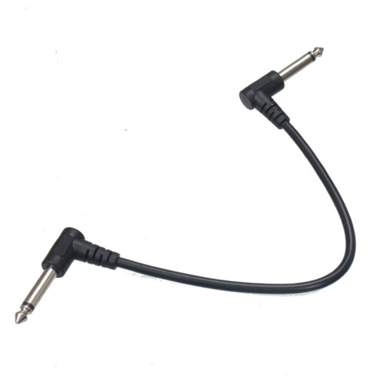 ibasenice 18pièces Câbles De Connexion Pour Effets De Guitare Électrique à Angle Droit Remplaçables Pour Instruments Et Amplificateurs