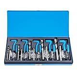 DOCAS 131 Pezzi Kit di Riparazione della Filettatura, Set Filettatura Interna Manicotto Inserti M5 M6 M8 M10 M12,Strumento Kit di Riparazione Filettatura per Motore Auto