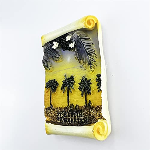 3D Saint Martin Fridge Magnet Souvenir Gift,Resin Handmade Sint Maarten Refrigerator Magnet Home & Kitchen Decoration Collection