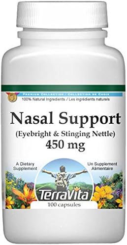 Terravita Soporte Nasal - Ortiga Brillante y Picante - 450 mg (100 Cápsulas, ZIN 513934)