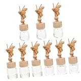 Flacon de parfum rechargeable de voyage : le fond est en et placé à plat, ce qui n'est pas facile à casser et à déplacer, flacon de parfum de voiture vide