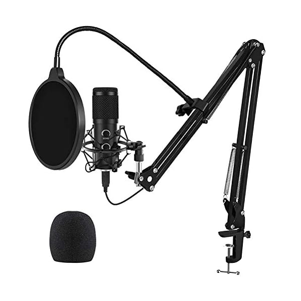 USB Mikrofon für Computer, Mikrofon für Gaming, Podcast, Live Streaming, YouTube auf PC, Mic Studio Bundle mit…