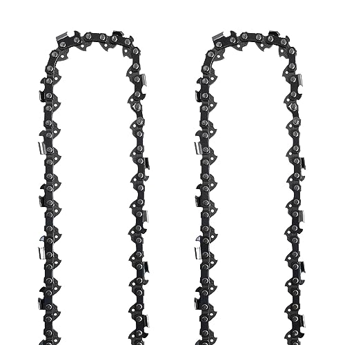 Image of 2PC 8 Inch Pole Saw Chain for Dewalt DCPS620B DCPS620M1 Chainsaw, 8 inch Replacement Chain for Dewalt DCCS623B DCCS623L1