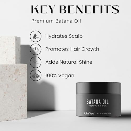 Dr Sebi Batana Oil for Hair Growth, 100% Raw and Organic 4.23 oz, Sourced from Honduras, For Thicker & Stronger Hair, Scalp Mask for Men and Women, Unrefined Batana Oil