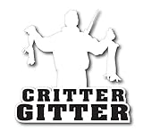 BOLDERGRAPHX 6176 Critter Getter Hunting Decal with A Rabbit and A Squirrel