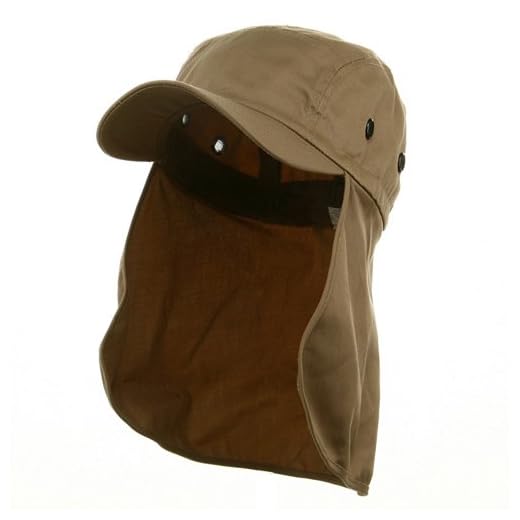 Flap Hat (03)-Khaki one size W15S46D