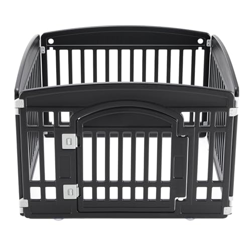 NEWBULIG Dog Playpen 4-Panel, 24IN Puppy Playpen, Stable Dog Play Pen Indoors/Outdoor with Secure...