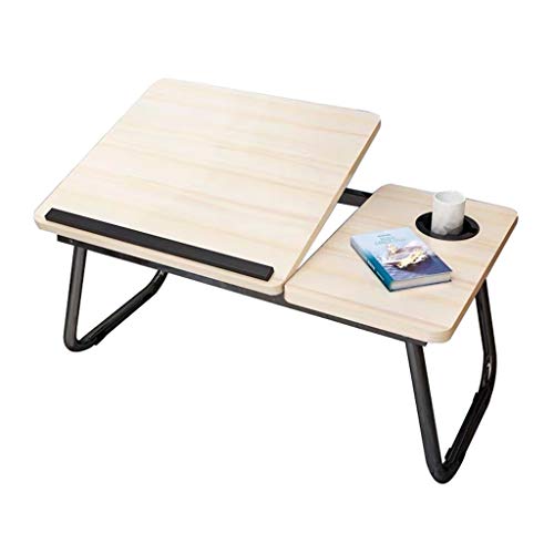 Escritorios de regazo para laptop, mesa plegable para laptop, mesa de regazo, mesa de cama ajustable, mesita de noche, mesa auxiliar para cama y sofá, mesa de desayuno (color: estilo 2)