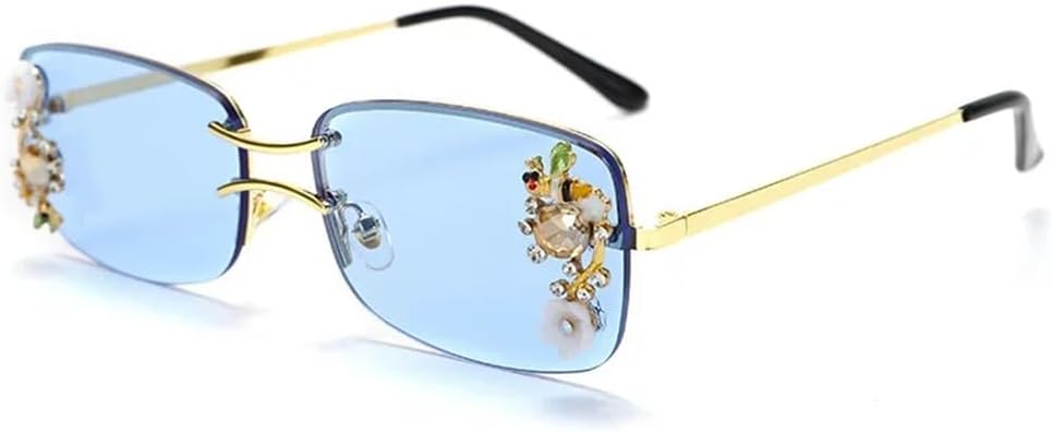 Sunglasses Ladies Frameless Ladies Glasses Travel Decoration Eyewear