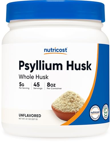 Nutricost Nutricost Psyllium Whole Husk Powder (Flakes) 8.1oz - Gluten Free & Non-GMO sold by Nutricost - Amazon Seller - US