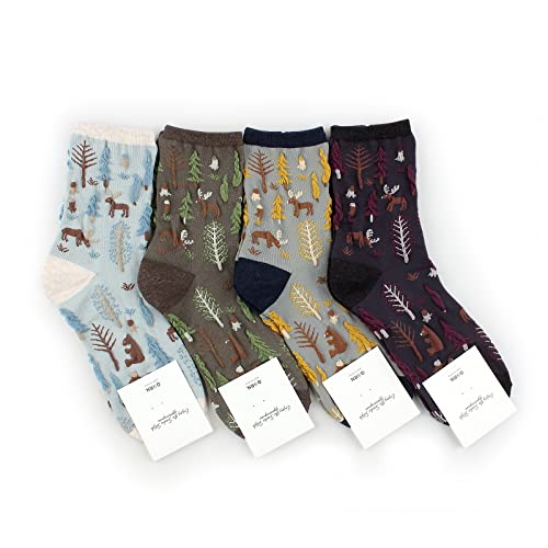 Image of Women Floral Lovely Design Cotton Socks