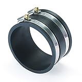 4-Inch Dust Control Flex Cuff with Hose Clamps