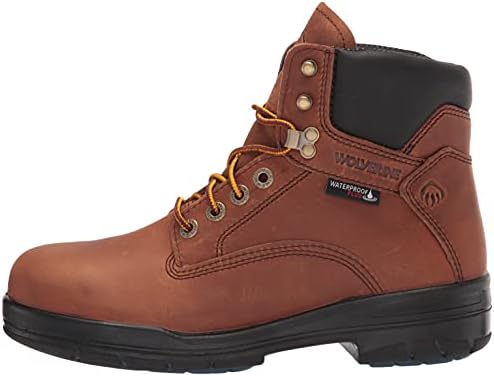 Wolverine Men's DuraShocks SR 6" ST WP Construction Boot, Copper, 7 X-Wide | Image 7
