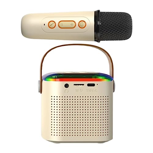Generic Máquina de alto-falante portátil com microfone de karaokê, conjunto de karaokê sem fio, Micr