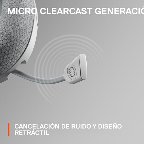 SteelSeries NEW Arctis Nova 1 Multi-System Gaming Headset — Hi-Fi Drivers — 360° Spatial Audio — Comfort Design — Durable — Ultra Lightweight — Noise-Cancelling Mic — PC, PS5/PS4, Switch, Xbox - White