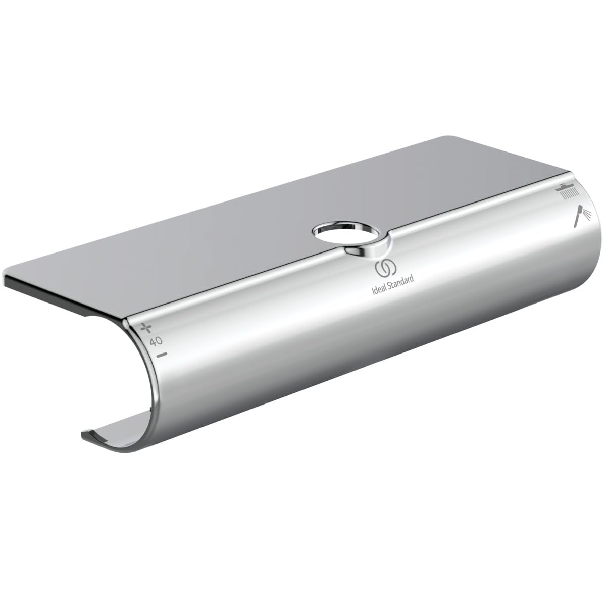 Étagère de douche Idealrain Ideal Standard pour ranger ses soins sur colonne thermostatique