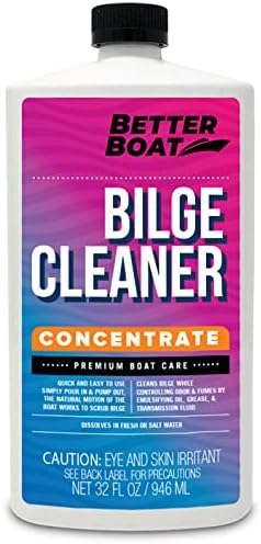 Premium Bilge Cleaner Concentrate for Boats Marine Boat Cleaner Soap Grease Oil Fuel and More