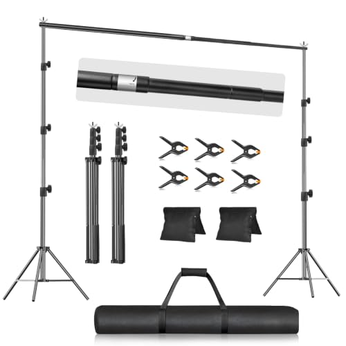 EMART Backdrop Stand 10x8.5ft adjustable heavy duty kit