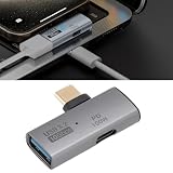 Adapter żeński 2 w 1 USB C na USB 3.2 OTG, Szybkie ładowanie PD100W i Transfer Danych 10 Gpbs Typ C na USB 3.2 Adapter żeński do Telefonów, Tabletów, Laptopów, Konsoli do Gier U