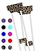 Crutcheze Premium USA Made Crutch Pad and Hand Grip Covers | Comfortable Underarm Padding Washable Breathable Moisture Wicking Orthopedic Products Crutches Accessories (Leopard)