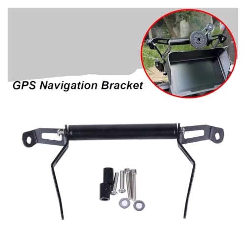 Support de telephone moto QJMOTOR SRT alliage robuste fixation GPS rigide