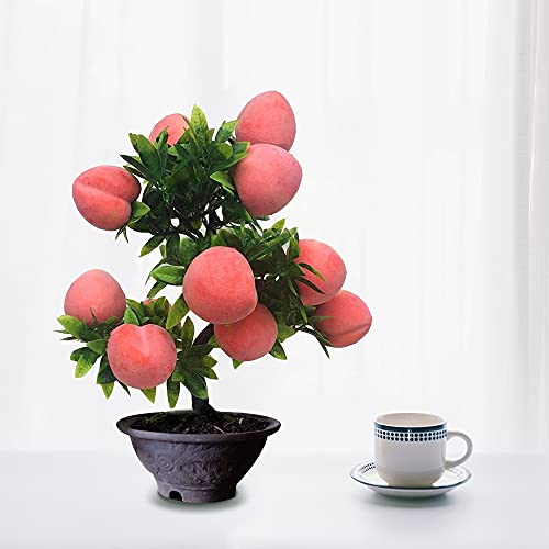 Viociwuo Artificial Peach Pendant 1Pcs Fake Fruit Simulation Home Kitchen Party Decorate Lifelike Food Festival Decorations Photo Props #TOP4