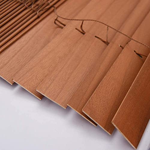 Persianas venecianas de madera con acabado premium y lamas de 50mm para dormitorio 4
