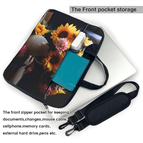 Bolsa Tote para Laptop con Diseño Verano Floral 15.6" miniatura 3
